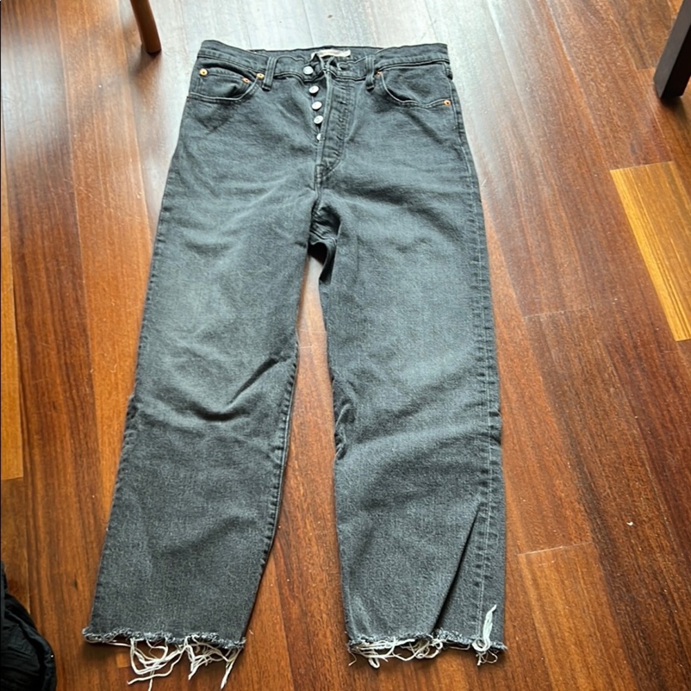 Levi’s ribcage jeans